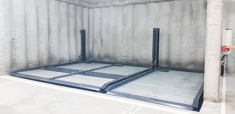 地坑式停車提高停車效率，還能省下不少空間